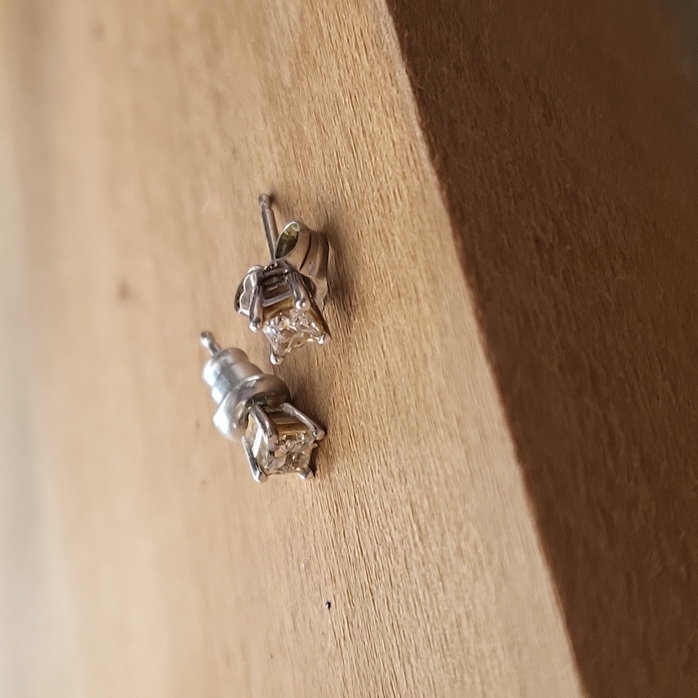 white gold Diamond Earrings from Kay Jewelers